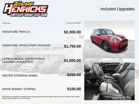 Used 2023 MINI Cooper S w/ Signature Upholstery Package FWD image 8