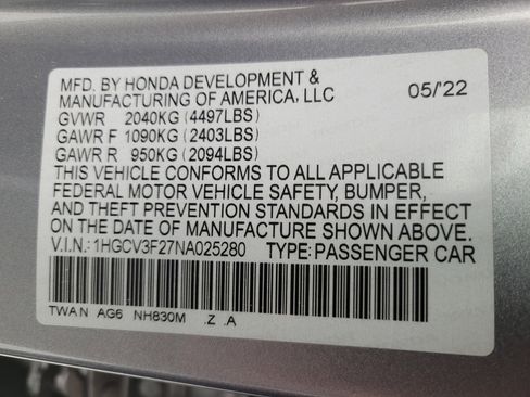 Used 2022 Honda Accord Sport image 33