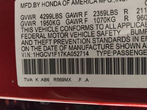 Used 2019 Honda Accord LX image 33