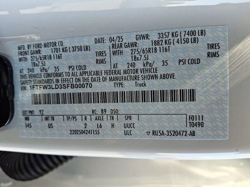 Used 2025 Ford F150 XLT w/ Equipment Group 302A MID image 26