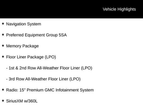 Used 2024 GMC Acadia Denali w/ LPO, Floor Liner Package FWD image 11