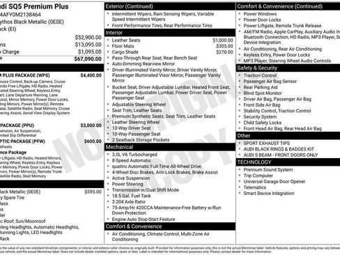 Used 2021 Audi SQ5 Premium Plus w/ Premium Plus Package image 9