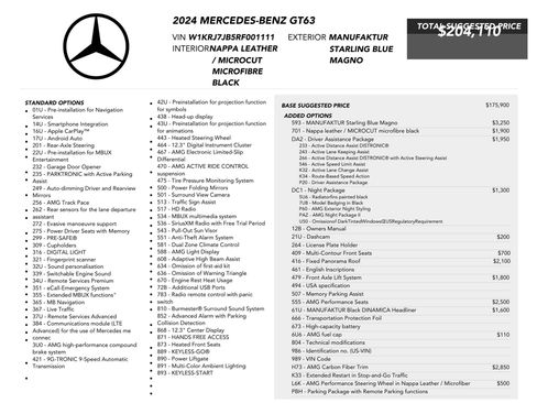 Used 2024 Mercedes-Benz AMG GT 63 image 78