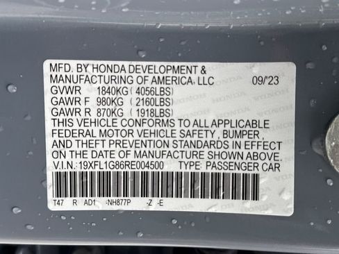Certified 2024 Honda Civic Sport Touring image 29
