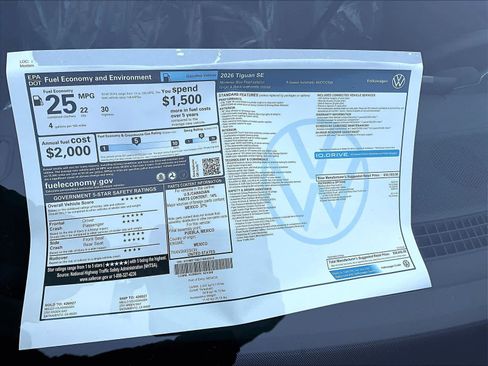 New 2026 Volkswagen Tiguan SE image 35