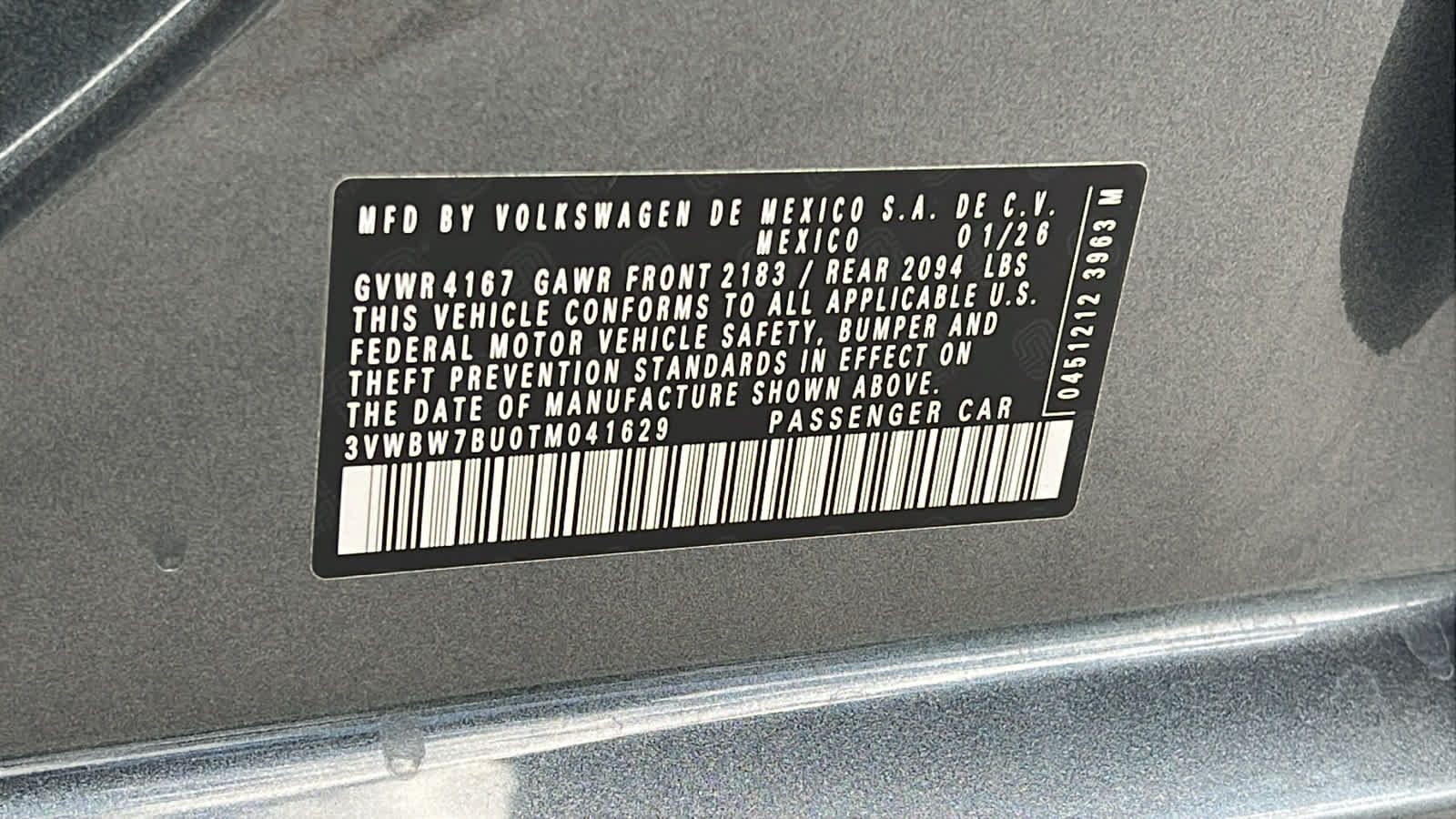 Certified 2026 Volkswagen Jetta Sport FWD image 30