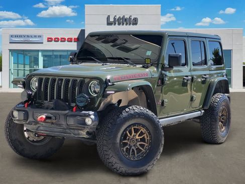 Used 2021 Jeep Wrangler Unlimited Rubicon AWD/4WD image 1