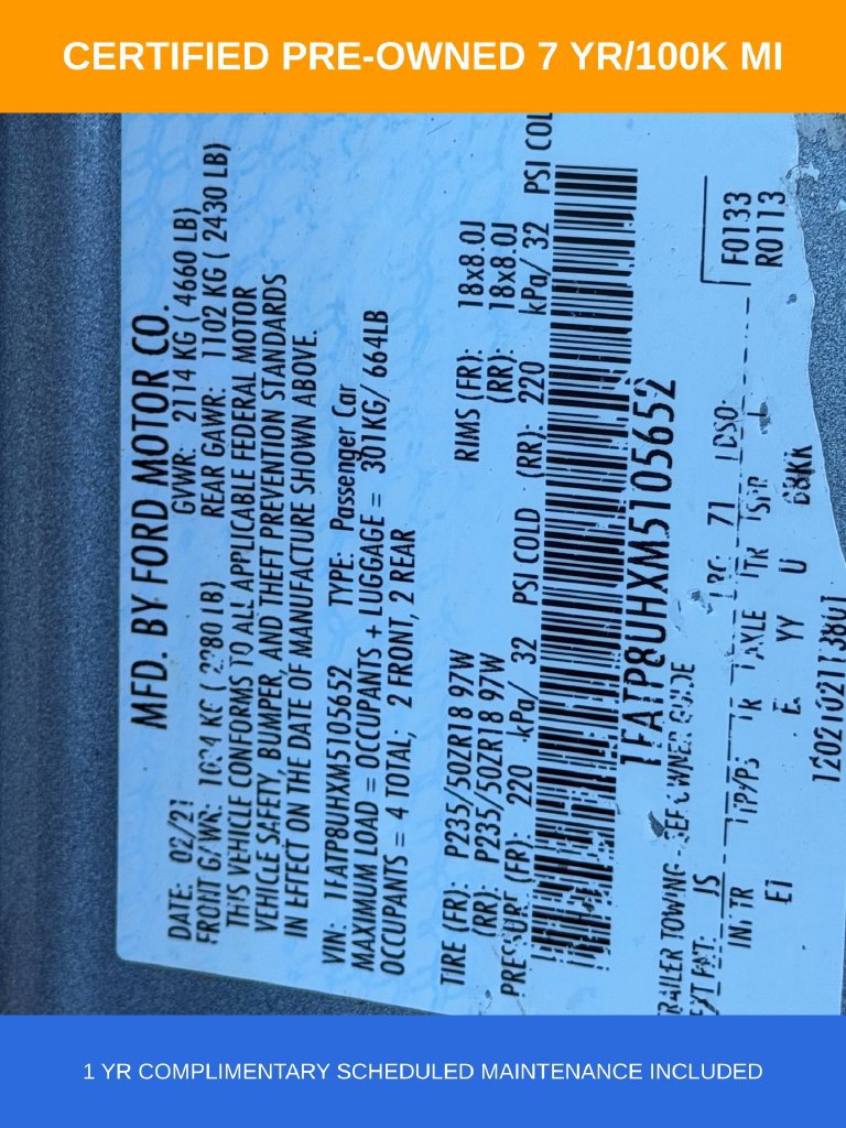 Used 2021 Ford Mustang Premium RWD image 34