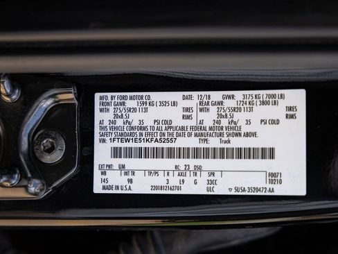 Used 2019 Ford F150 Platinum w/ Equipment Group 701A Luxury image 42