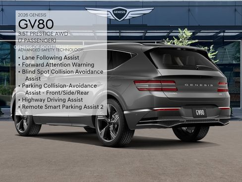New 2026 Genesis GV80 3.5T Prestige AWD/4WD image 7