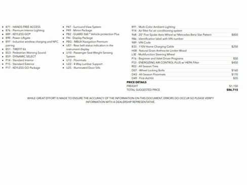 Used 2023 Mercedes-Benz EQE 350+ 4MATIC SUV image 3