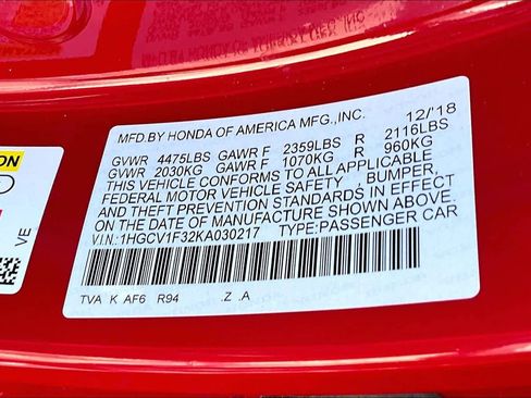 Used 2019 Honda Accord Sport image 35