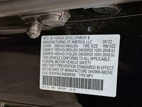 Used 2022 Honda Pilot Special Edition image 12