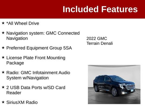 Used 2022 GMC Terrain Denali AWD/4WD image 3