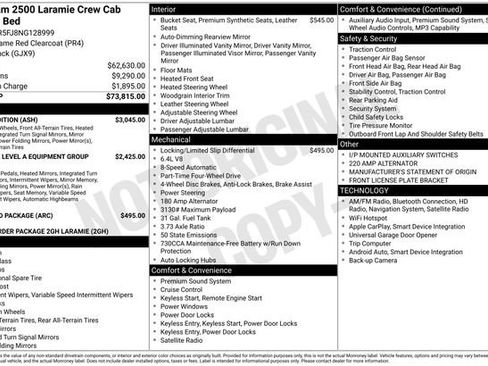 Used 2022 RAM 2500 Laramie w/ Night Edition image 46