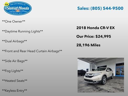 Used 2018 Honda CR-V EX image 7