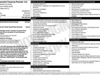 Used 2020 Chevrolet Traverse Premier