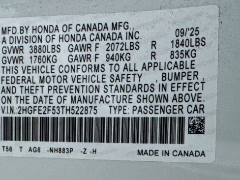 Used 2026 Honda Civic Sport image 24