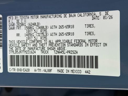 New 2026 Toyota Tacoma TRD Off-Road image 30
