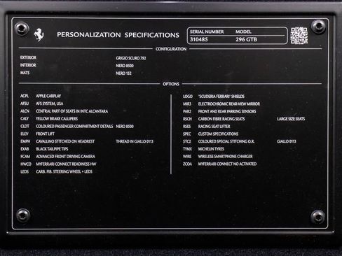 Certified 2024 Ferrari 296 GTB RWD image 59