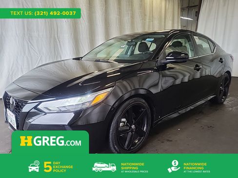 Used 2023 Nissan Sentra SR w/ Midnight Edition Package FWD image 1