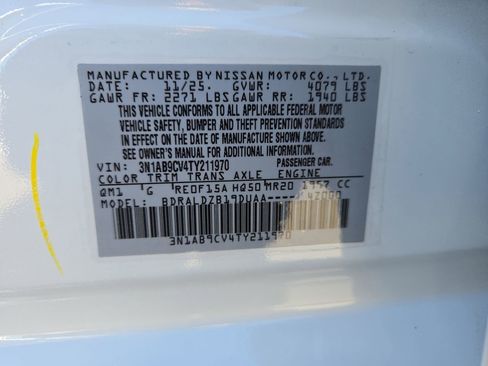 New 2026 Nissan Sentra SV w/ Floor Mat Package image 38