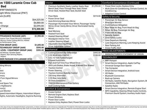 Used 2025 RAM 1500 Laramie w/ Sport Appearance Package AWD/4WD image 3