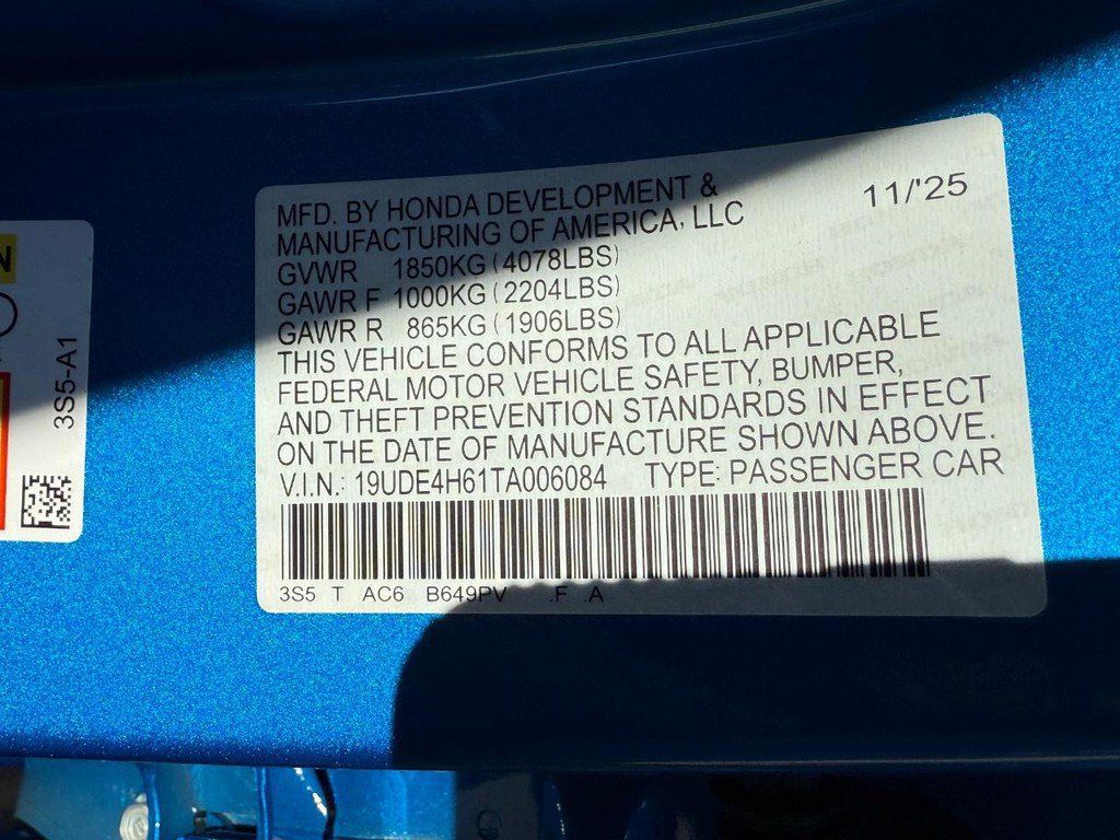 Certified 2026 Acura Integra A-Spec w/ Technology Package FWD image 21