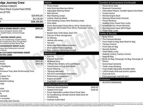 Used 2012 Dodge Journey Crew w/ Flexible Seating Group image 16