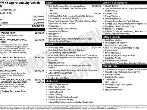 New 2026 BMW X5 xDrive40i w/ M Sport Package AWD/4WD image 2