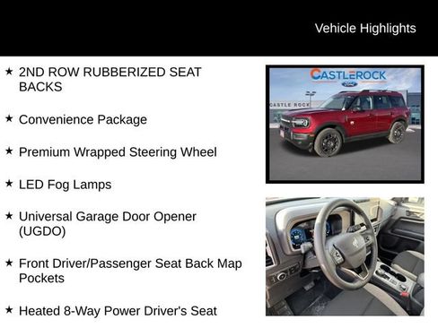 New 2025 Ford Bronco Sport Big Bend w/ Convenience Package image 7