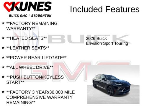 New 2026 Buick Envision Sport Touring AWD/4WD image 3