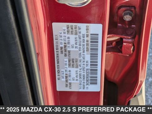 New 2025 MAZDA CX-30 AWD 2.5 S w/ Preferred Package image 15