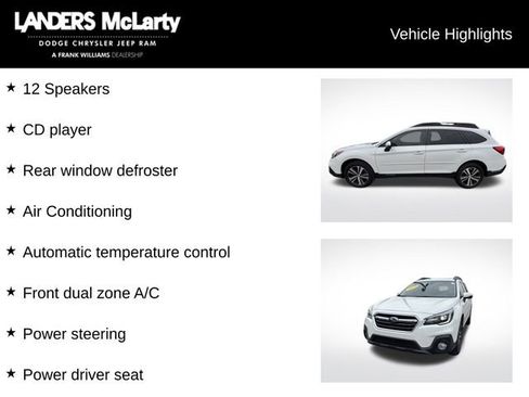 Used 2019 Subaru Outback 2.5i Limited image 6