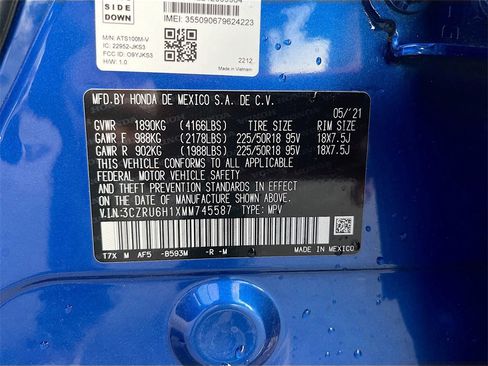 Used 2021 Honda HR-V Sport image 29