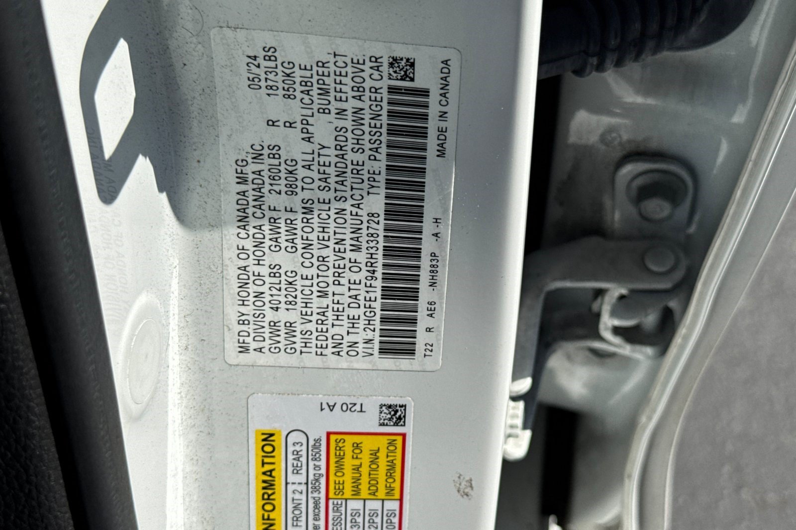 Used 2024 Honda Civic Touring image 40
