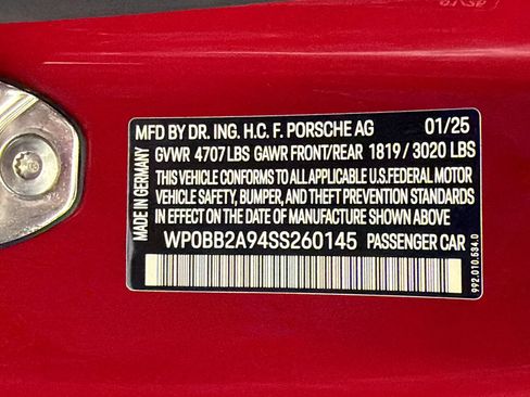 Certified 2025 Porsche 911 Targa 4 GTS AWD/4WD image 27