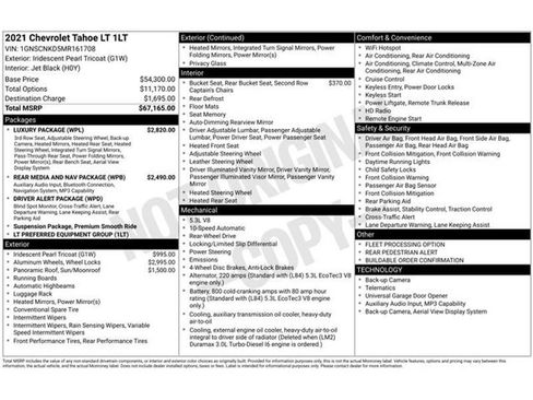 Used 2021 Chevrolet Tahoe LT w/ Luxury Package image 18