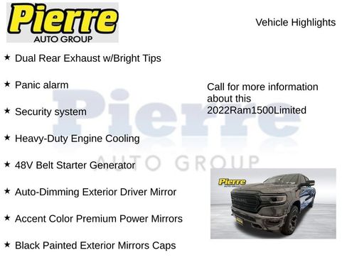 Used 2022 RAM 1500 Limited w/ Night Edition AWD/4WD image 23