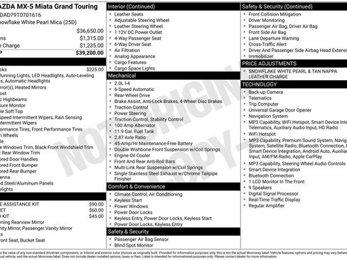 New 2026 MAZDA MX-5 Miata Grand Touring RWD image 22