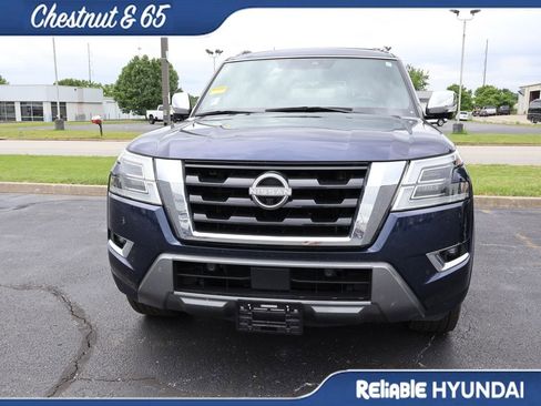 Used 2021 Nissan Armada Platinum w/ Captain's Chairs Package AWD/4WD image 7