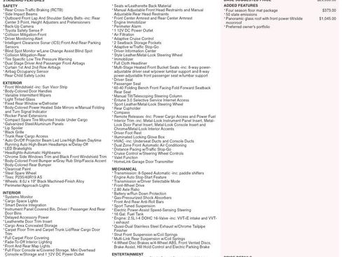 Used 2018 Toyota Camry XSE w/ Four Season Floor Mat Package image 2