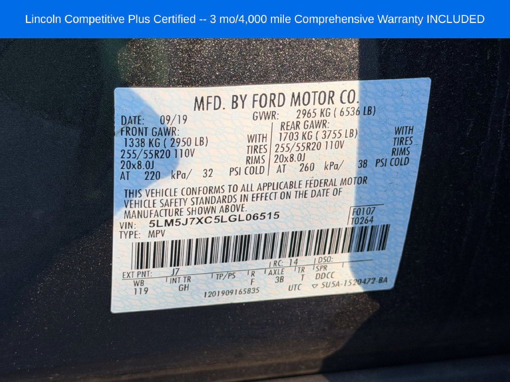 Used 2020 Lincoln Aviator Reserve w/ Equipment Group 201A AWD/4WD image 33