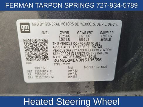 Used 2022 Chevrolet Equinox RS w/ RS Leather Package image 23