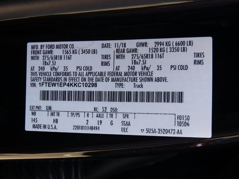 Certified 2019 Ford F150 Lariat image 27