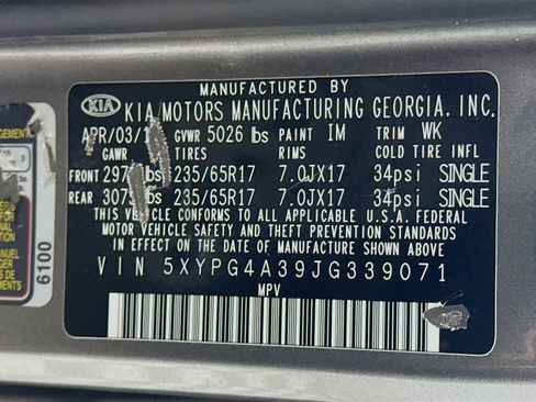 Used 2018 Kia Sorento LX image 39