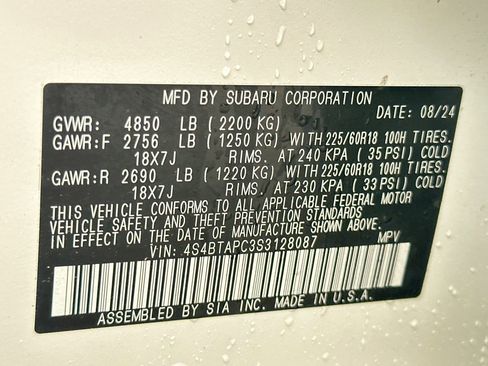 Certified 2025 Subaru Outback Touring image 32