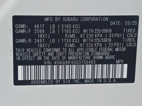 Certified 2025 Subaru Crosstrek 2.5i Sport w/ Crosstrek Mirror Package AWD/4WD image 32