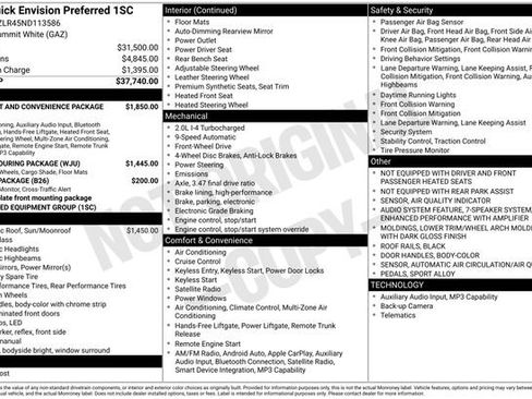 Used 2022 Buick Envision Preferred FWD image 15