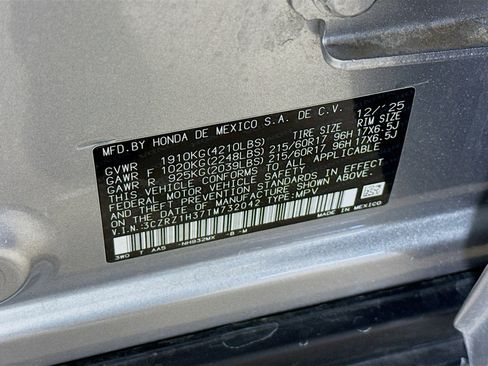 Certified 2026 Honda HR-V LX image 36